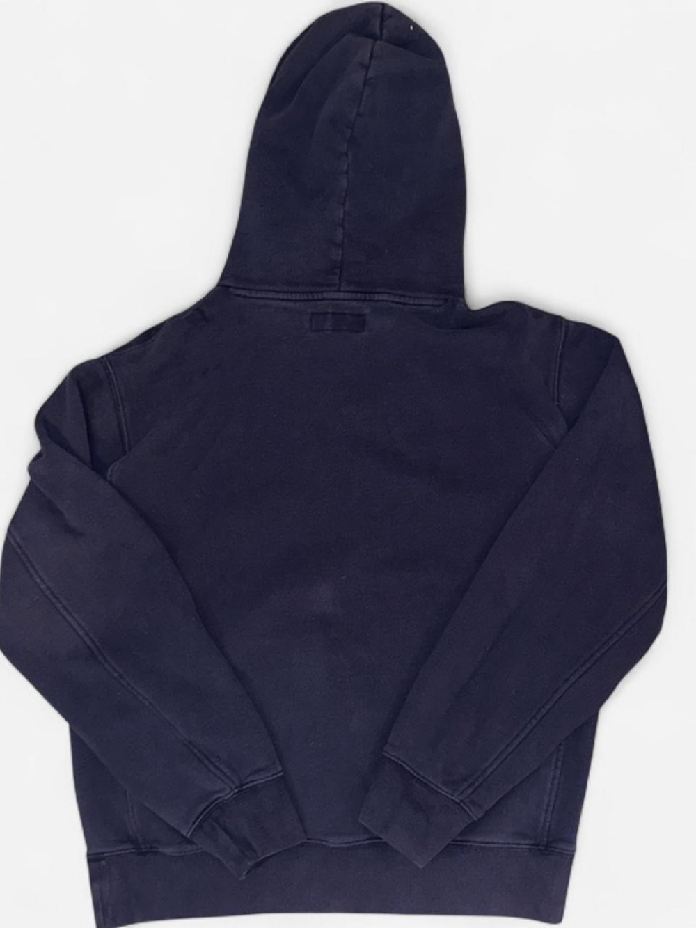 Vineyard Vines Navy Logo Hoodie With slight discoloration by pockets - Picture 3 of 3